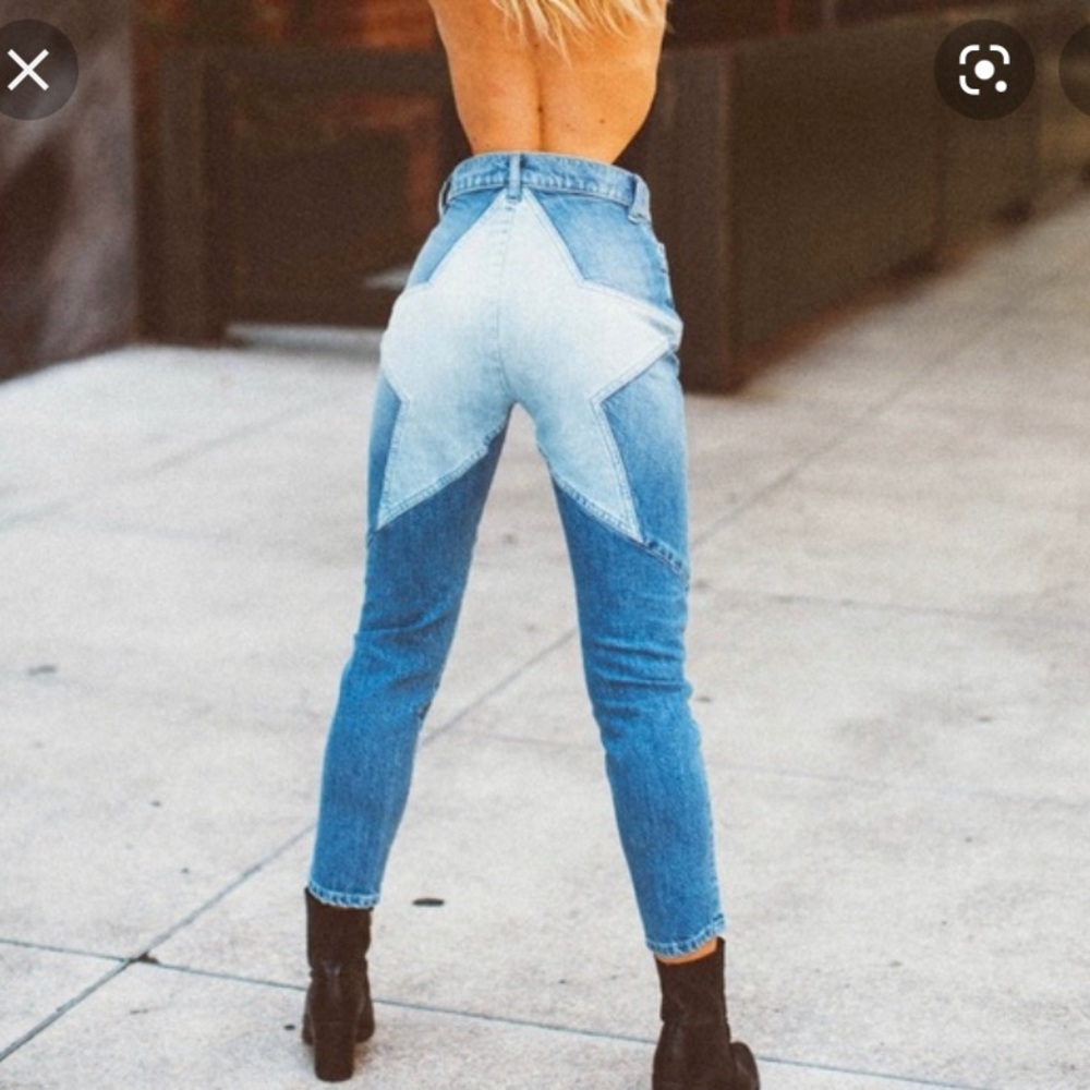 Revice Star Jeans with Custom Flames